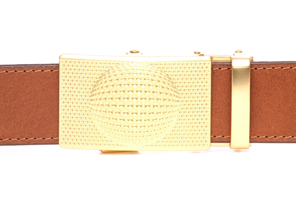 1.5" Anson Golf Buckle in Gold