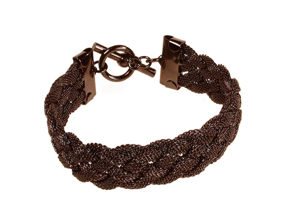 4-Strand Braided Mesh Bracelet