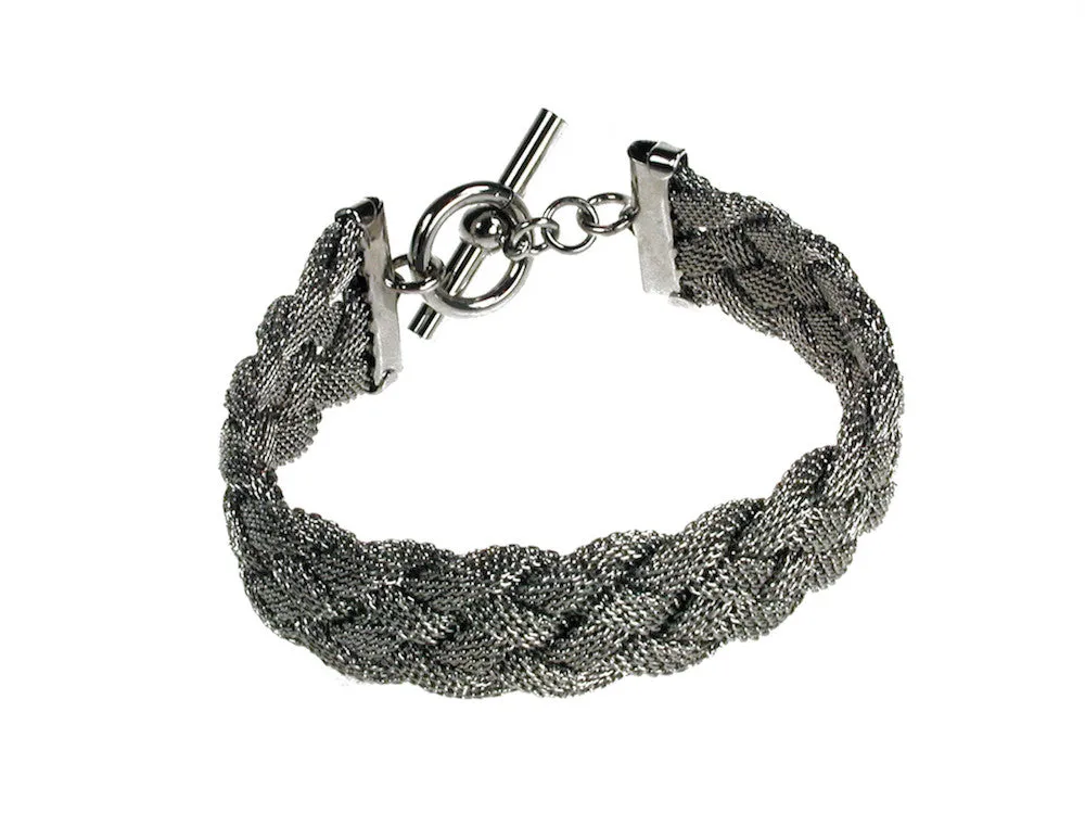 4-Strand Braided Mesh Bracelet