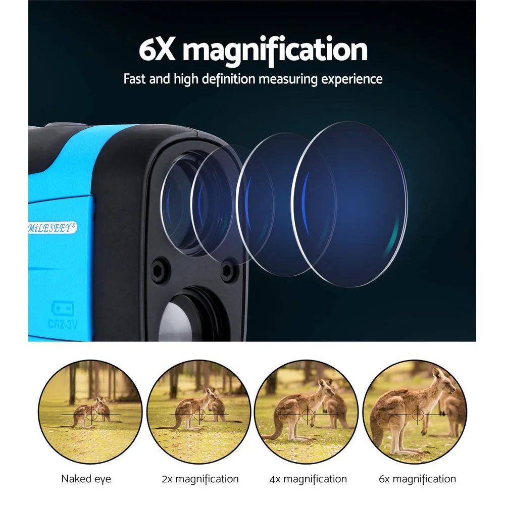 6X Golf Laser Rangefinder 600M, Slope Compensation, Hunting