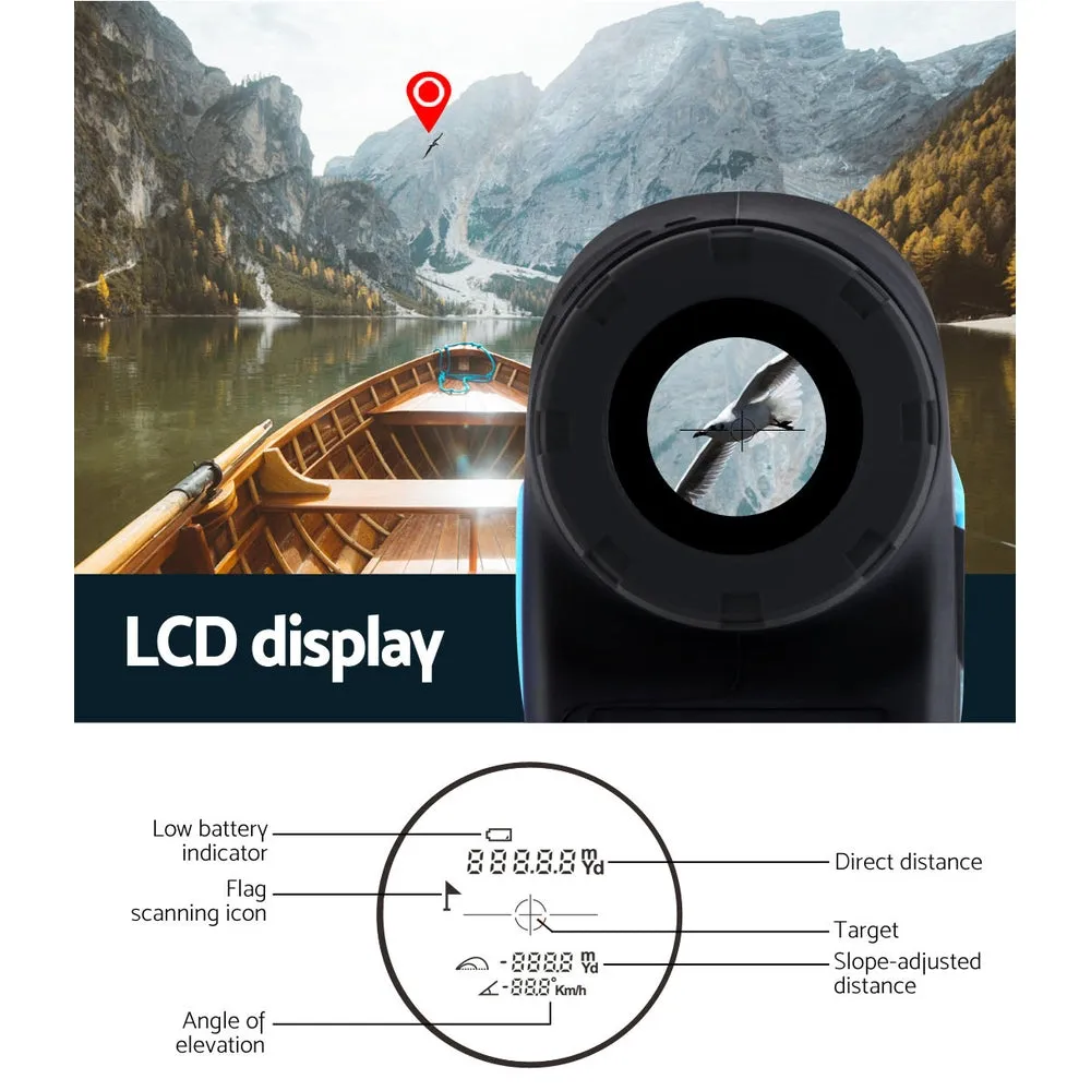 6X Golf Laser Rangefinder 600M, Slope Compensation, Hunting