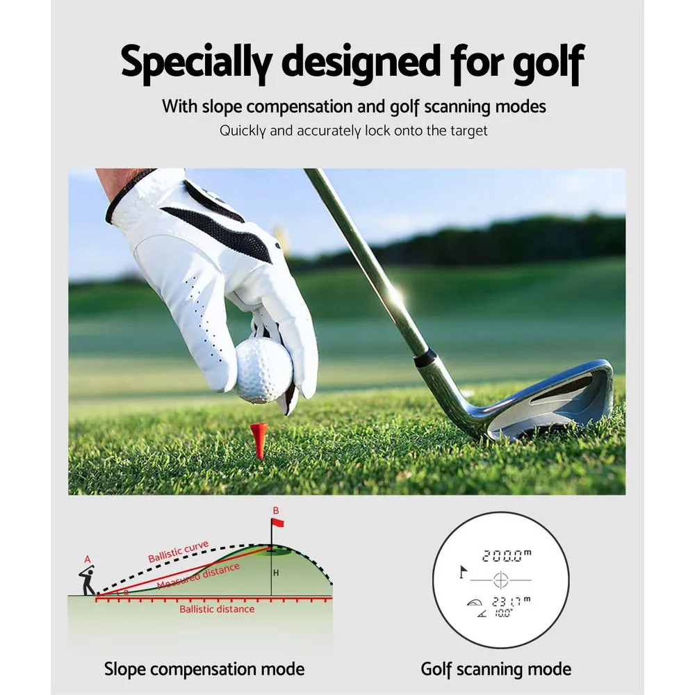 6X Golf Laser Rangefinder 600M, Slope Compensation, Hunting