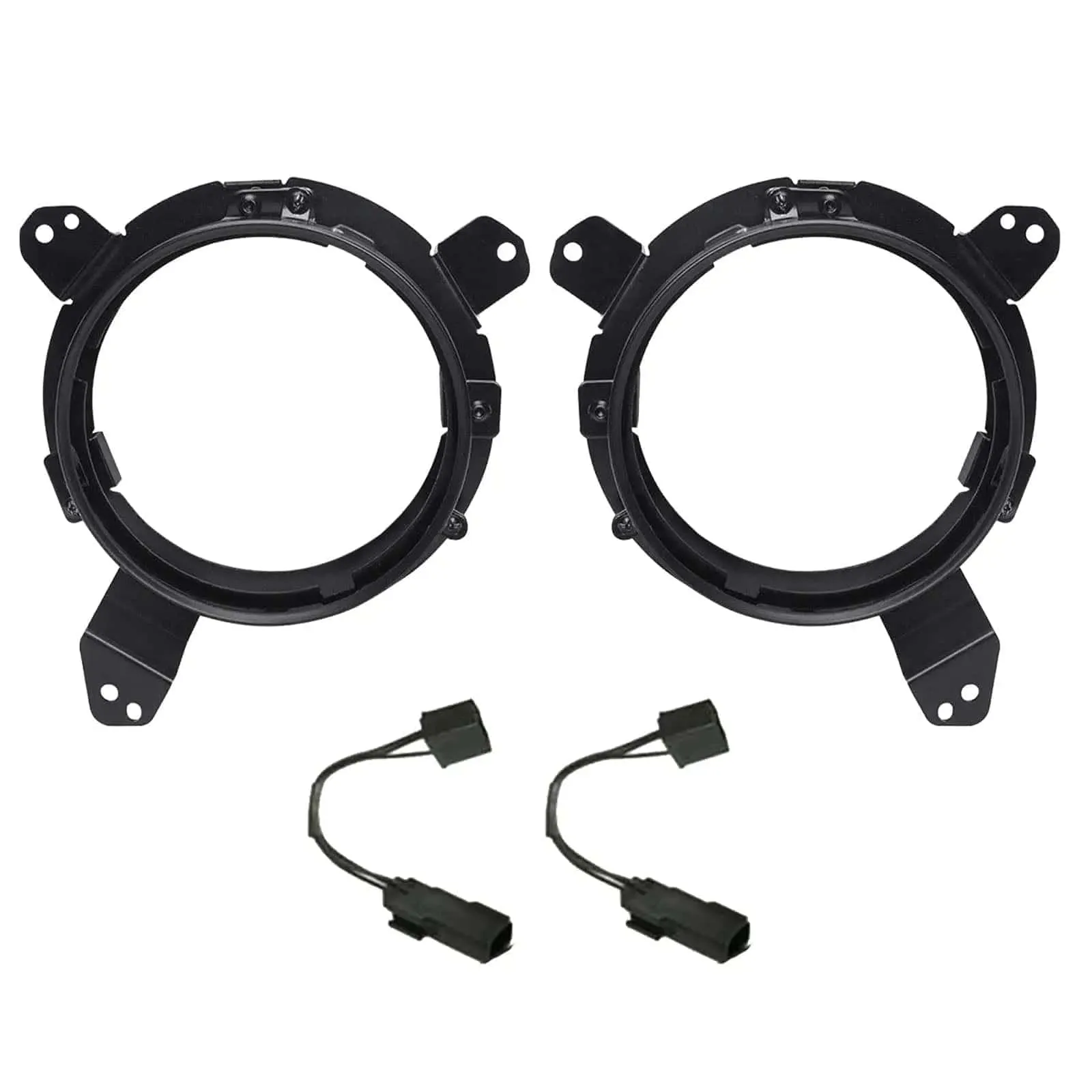 9" Jeep Headlight Bracket to 7'' Headlight with Adapters for Wrangler JL And Gladiator JT