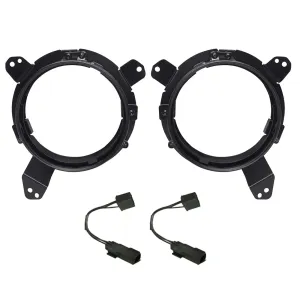 9" Jeep Headlight Bracket to 7'' Headlight with Adapters for Wrangler JL And Gladiator JT
