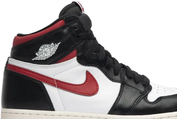 Air Jordan 1 Retro High Black Gym Red (GS) (Size UK4.5/US5Y)