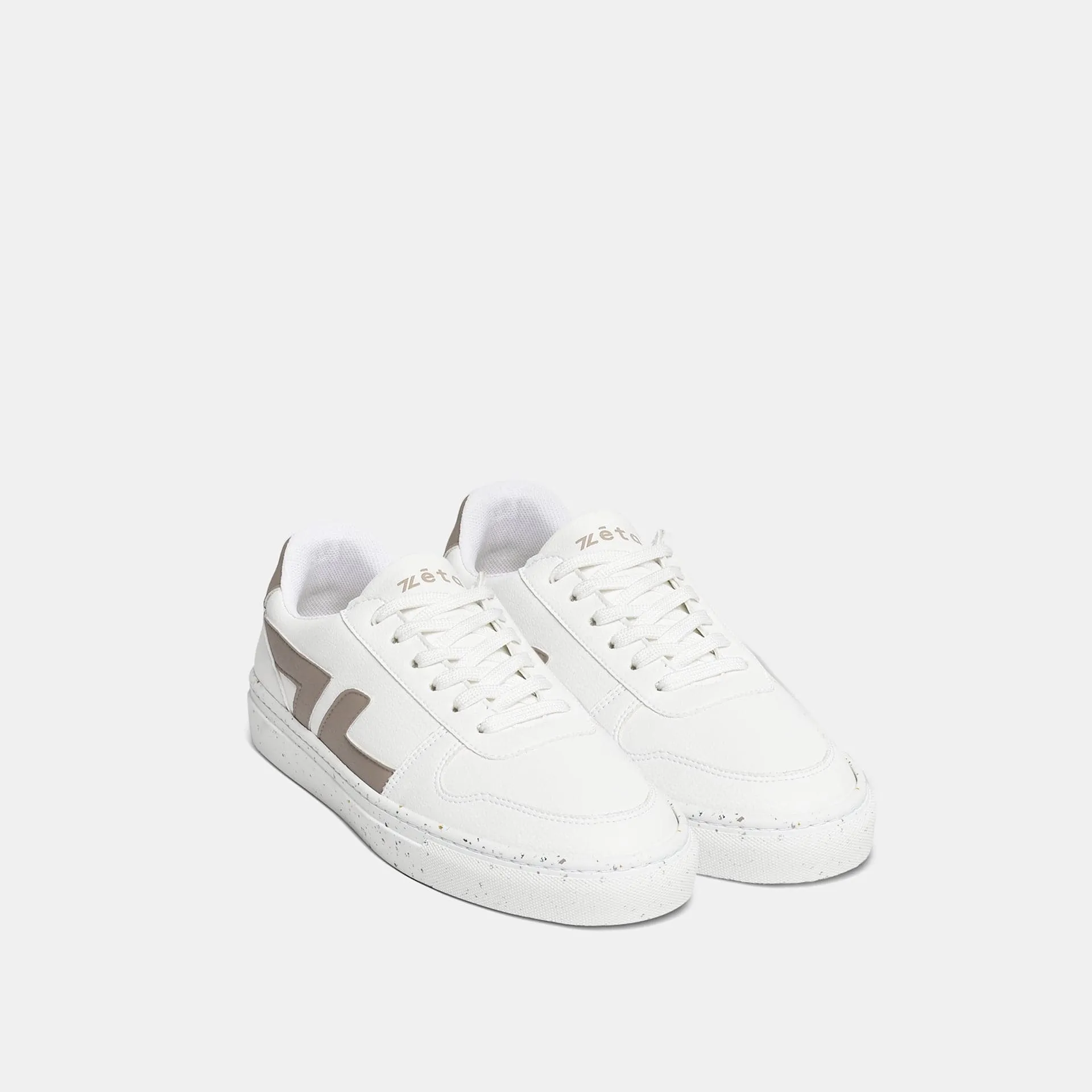 Alpha Grape Leather Vegan Sneakers | Beige