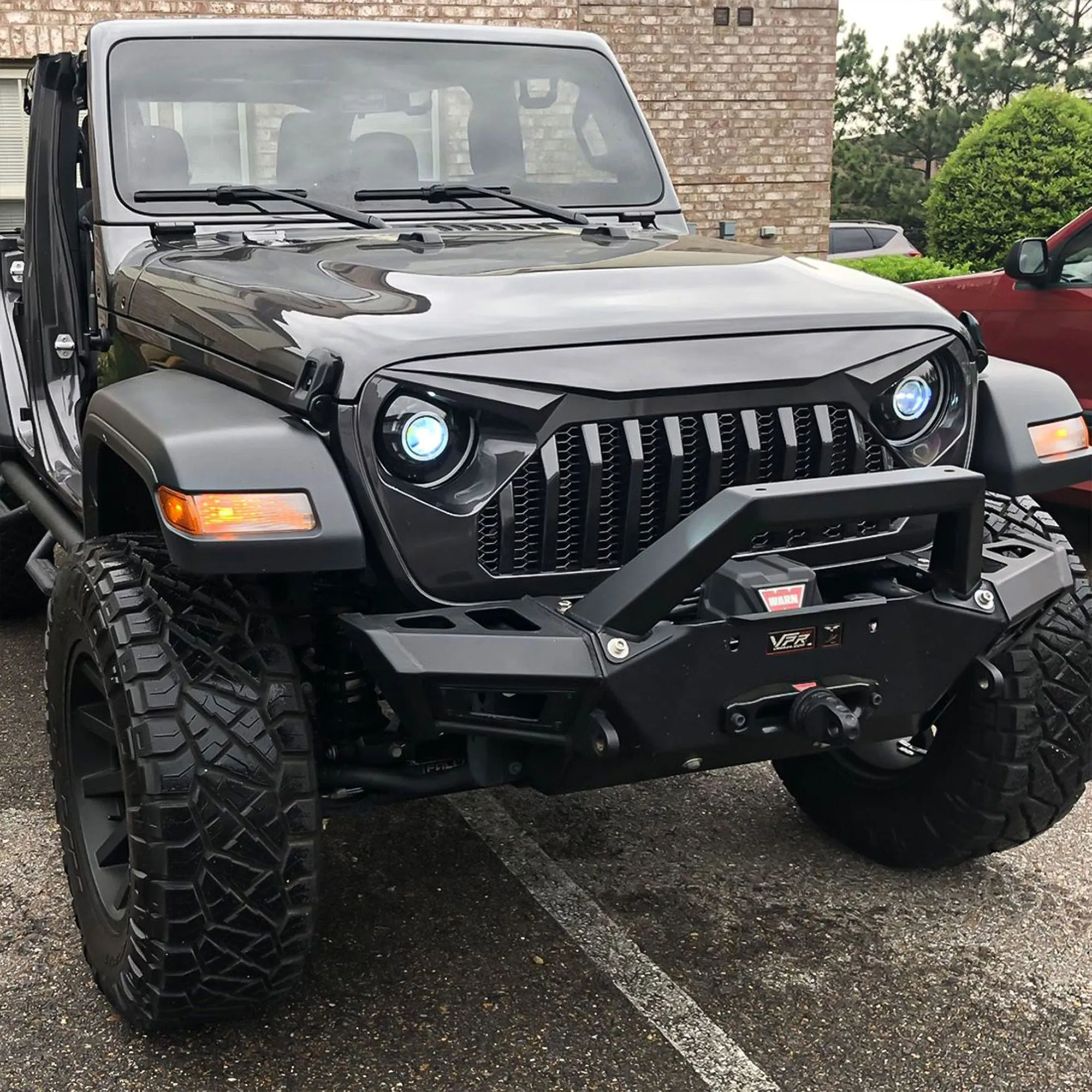 AMERICAN MODIFIED Vader Grille for 2018  Jeep Wrangler JL & 2020  Gladiator JT