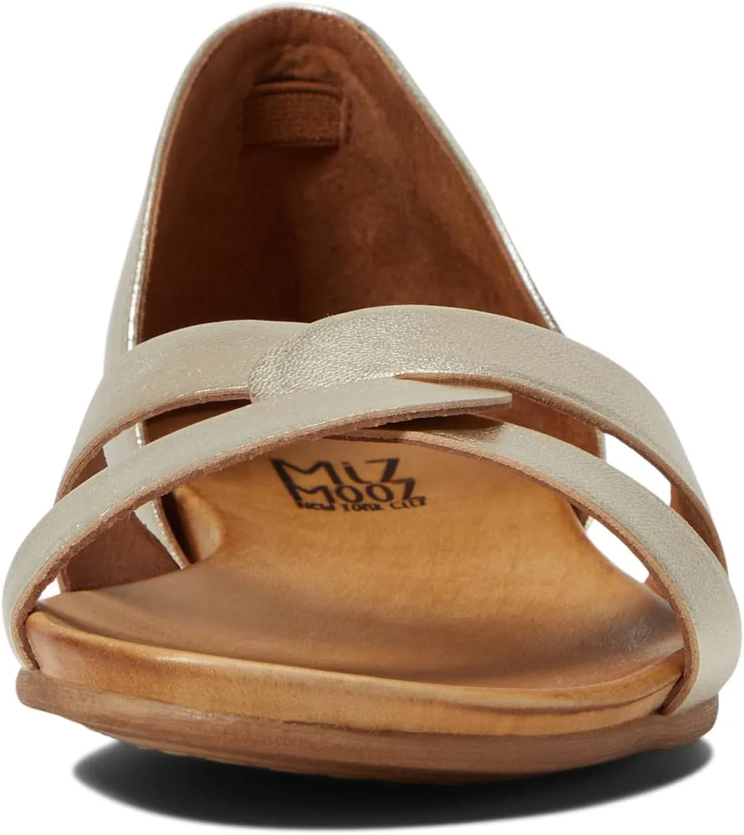 Amory Miz Mooz Flat Sandals, Gold