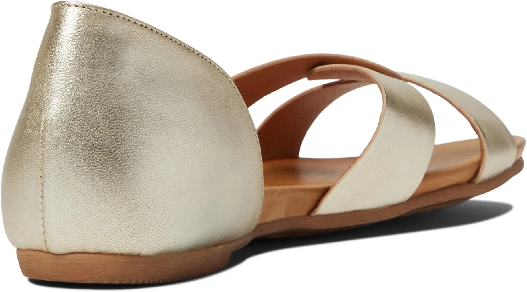 Amory Miz Mooz Flat Sandals, Gold