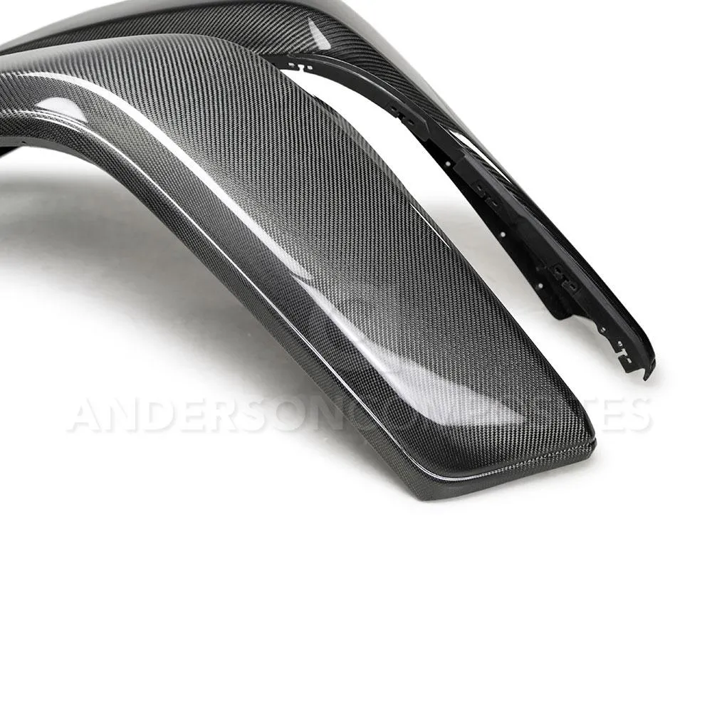 Anderson Composites - Carbon Fiber Front Fender Flares - 2019  Gladiator (JT)
