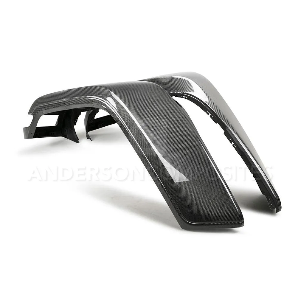 Anderson Composites - Carbon Fiber Front Fender Flares - 2019  Gladiator (JT)