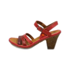 Ara High-Heel Sandals Leather Red Colour For Women