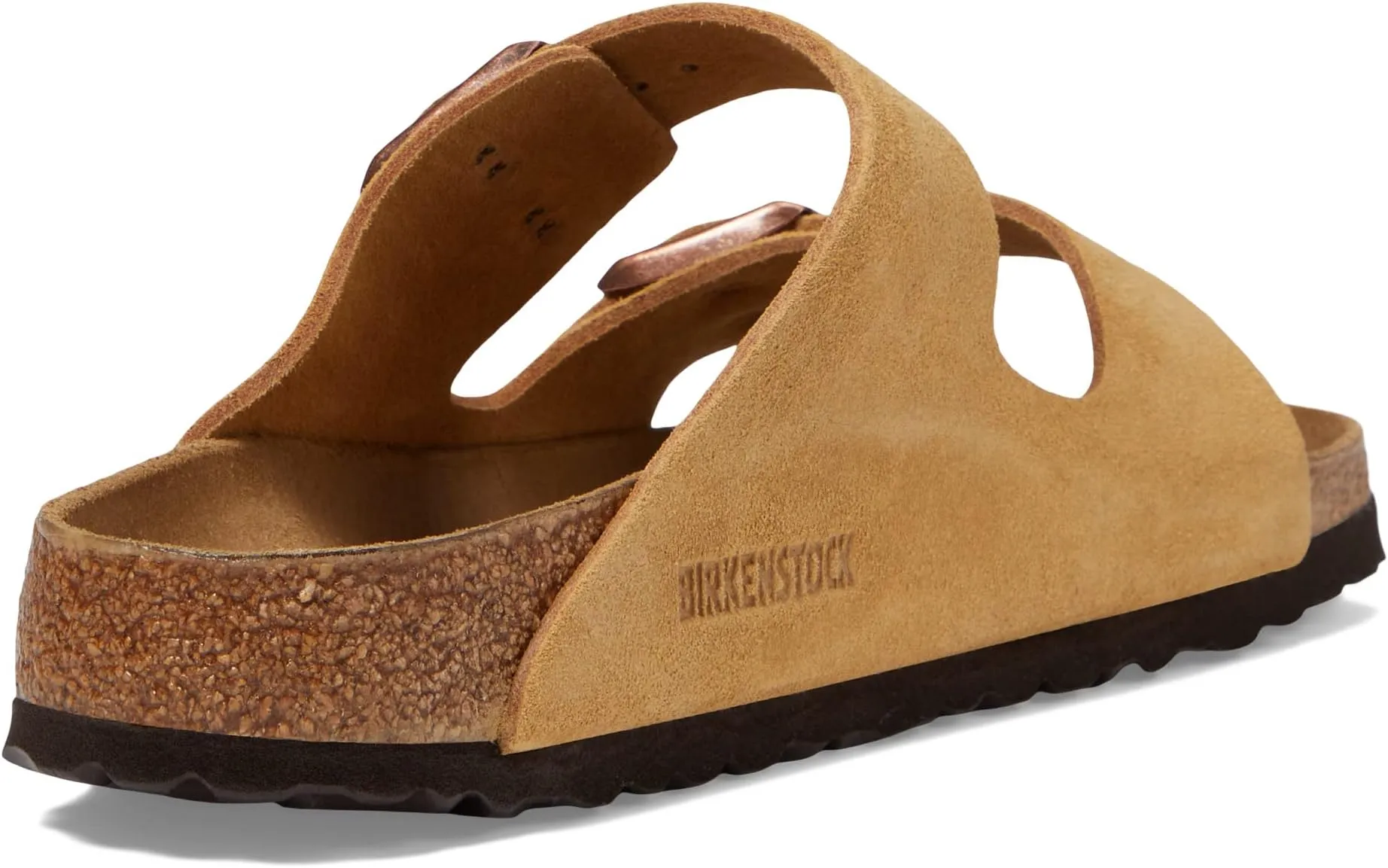 Arizona Flat Sandals - Suede (Unisex) Birkenstock, Latte Cream