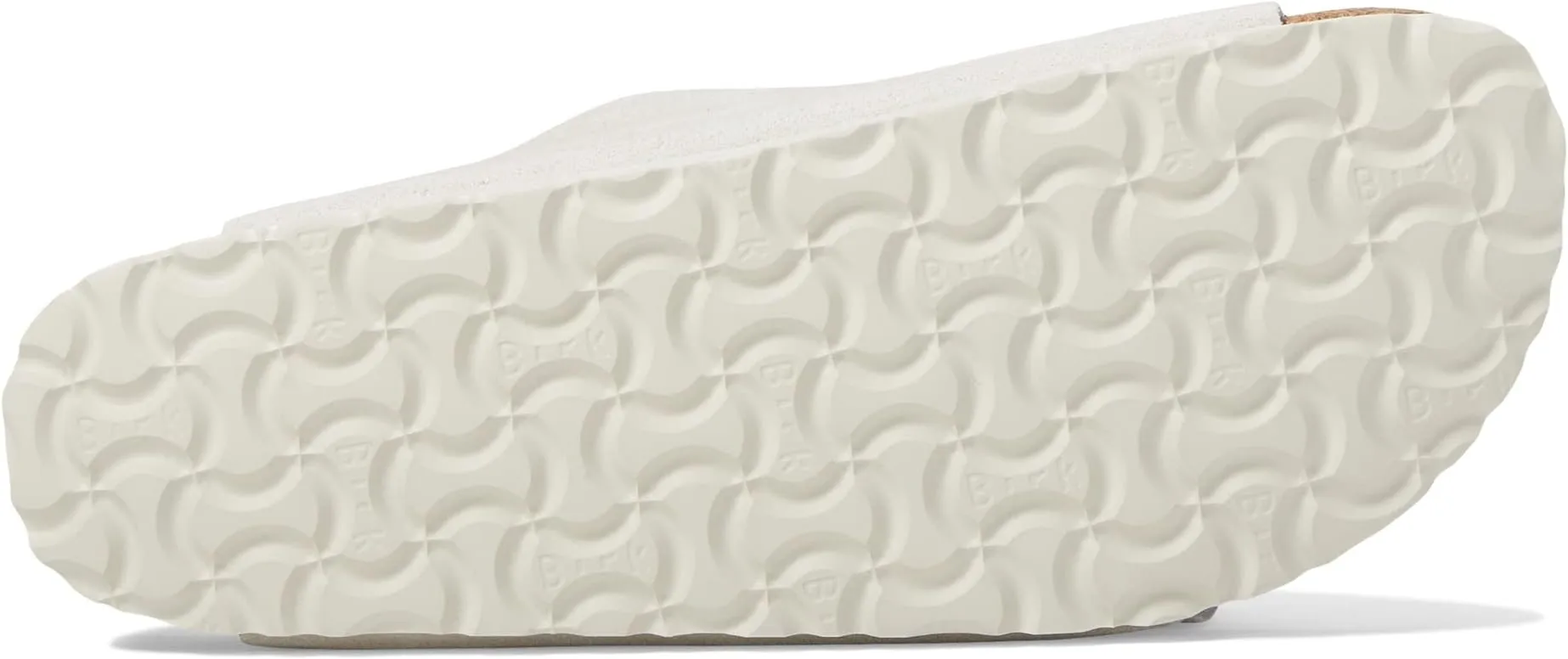 Arizona Soft Footbed Flat Sandals - Suede (Unisex) Birkenstock in Antique White Suede