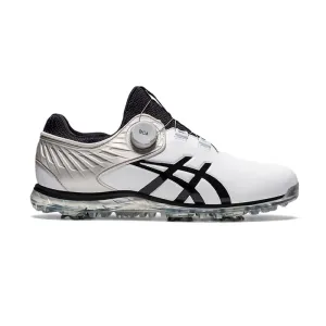ASICS Gel Ace Pro 5 BOA Men's Spiked Shoes (White/Black)
