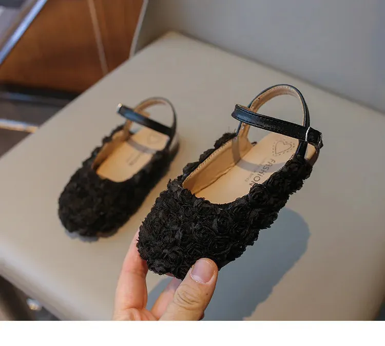 Baby Girls Sandals New 2024 Summer Children Floral Princess Shoes Soft Sole Vacation Beach Flats Kids Casual Shoes Size 23-34