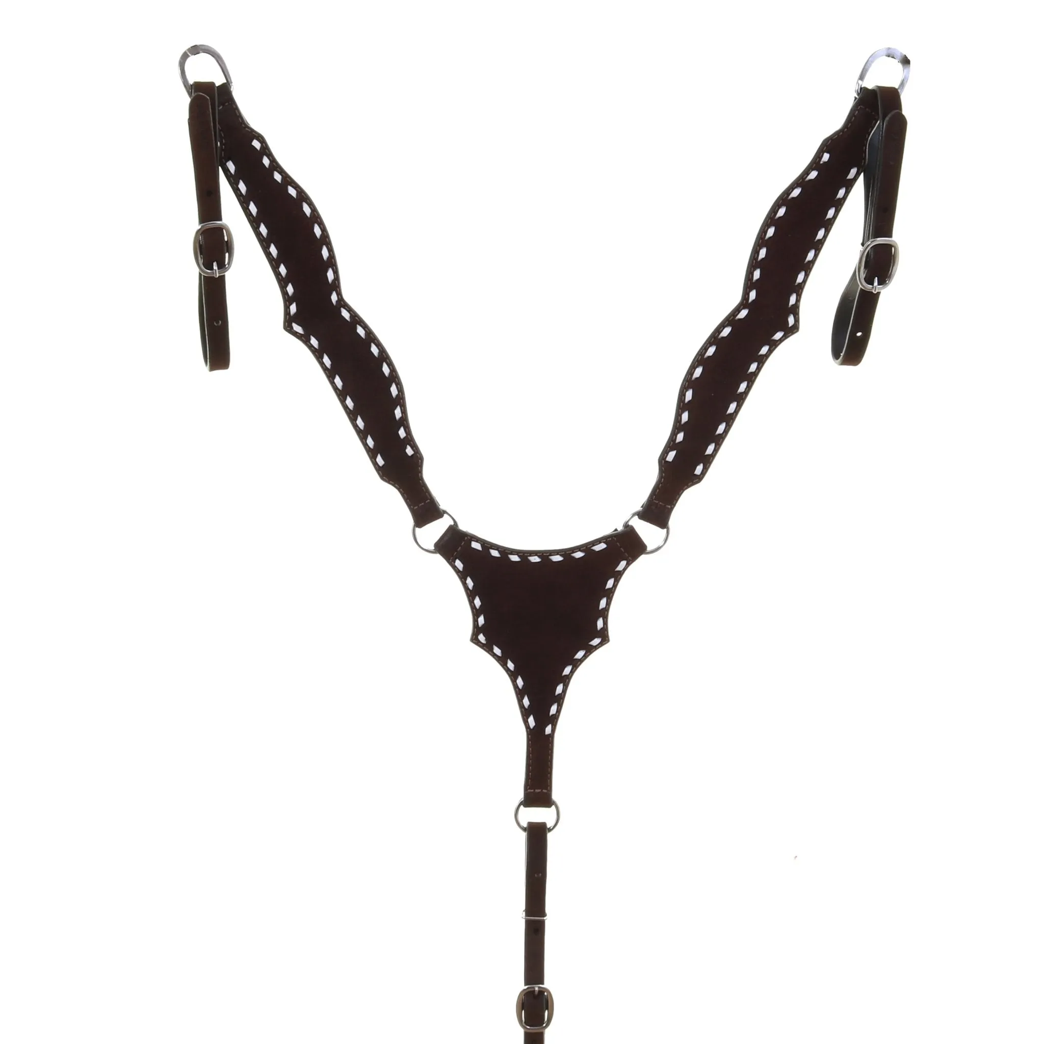 BC1134 - Brown Roughout Breast Collar