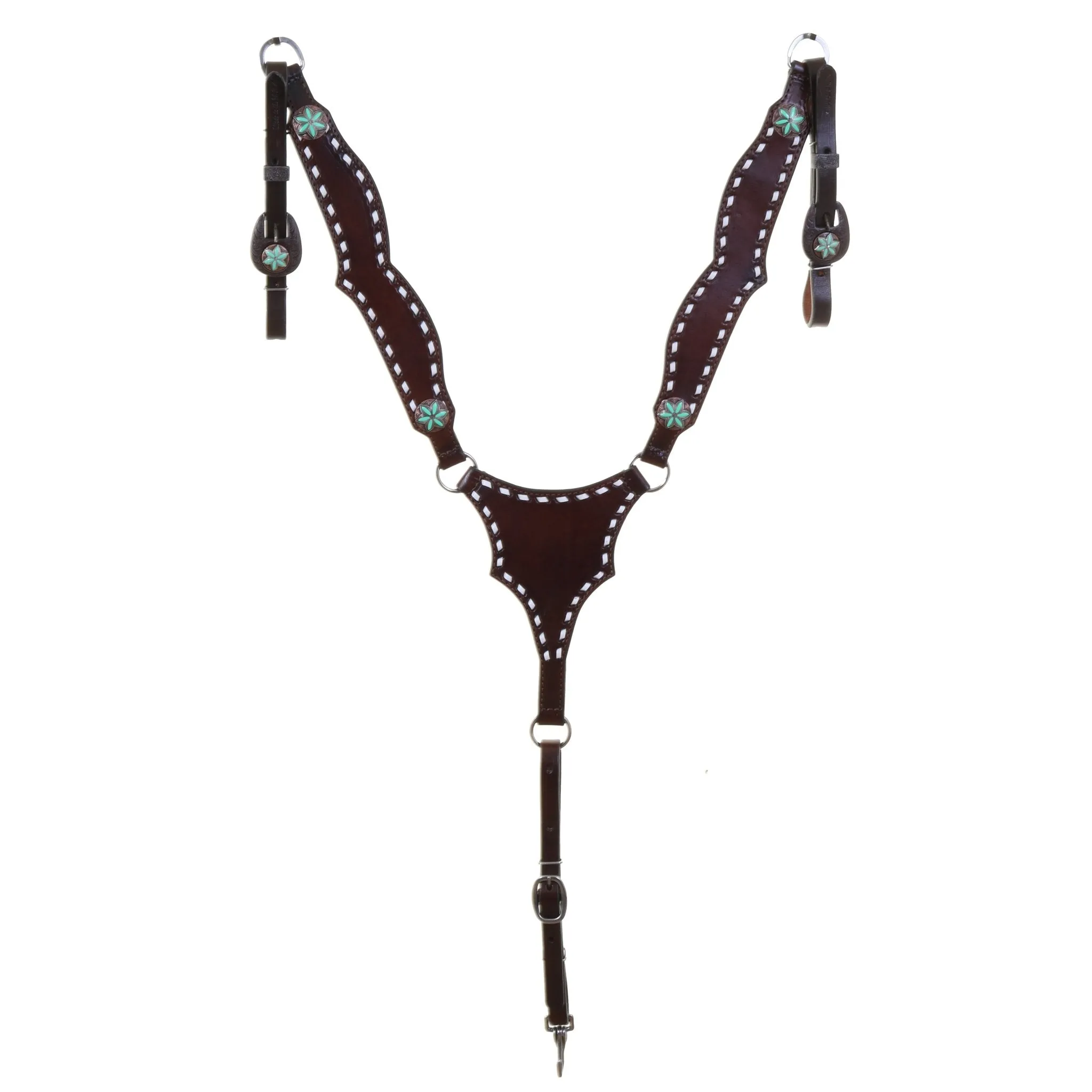BC1159 - Brown Leather Breast Collar