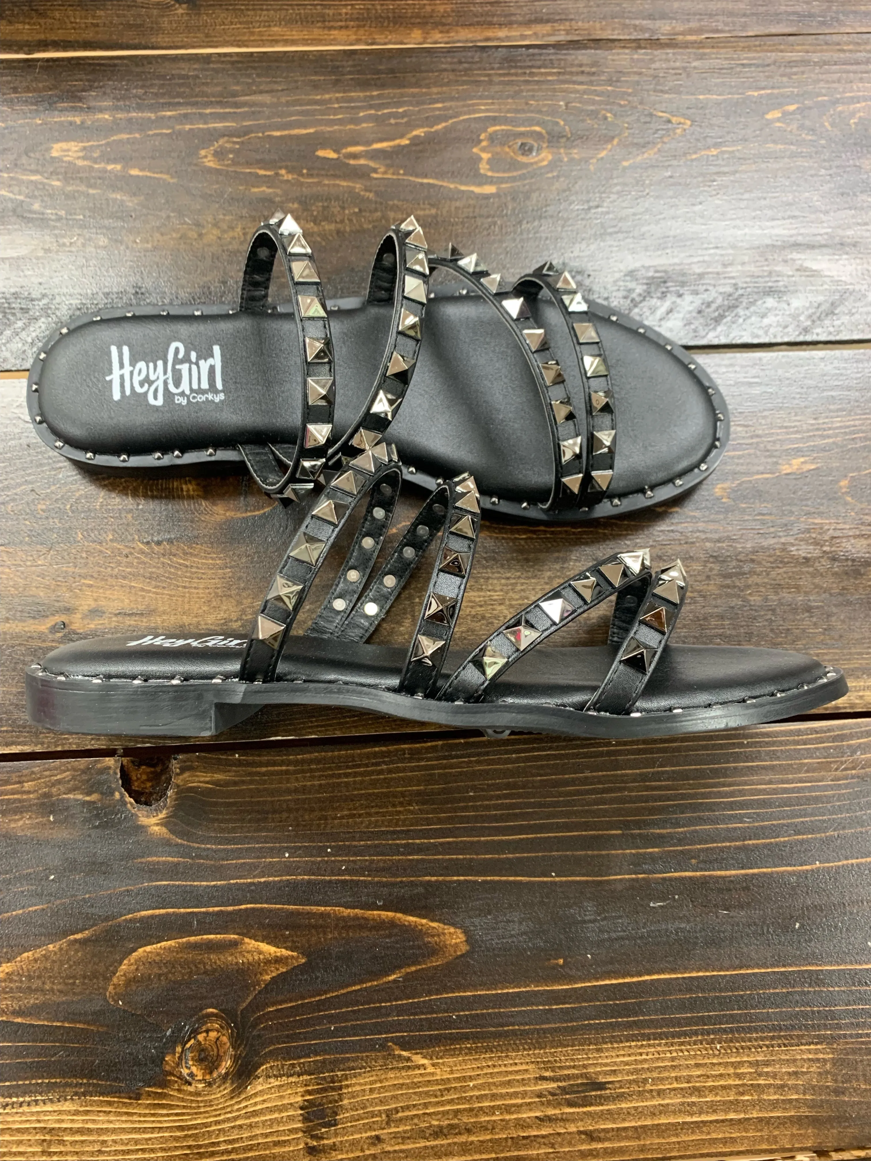 Beach Please Sandal - Black