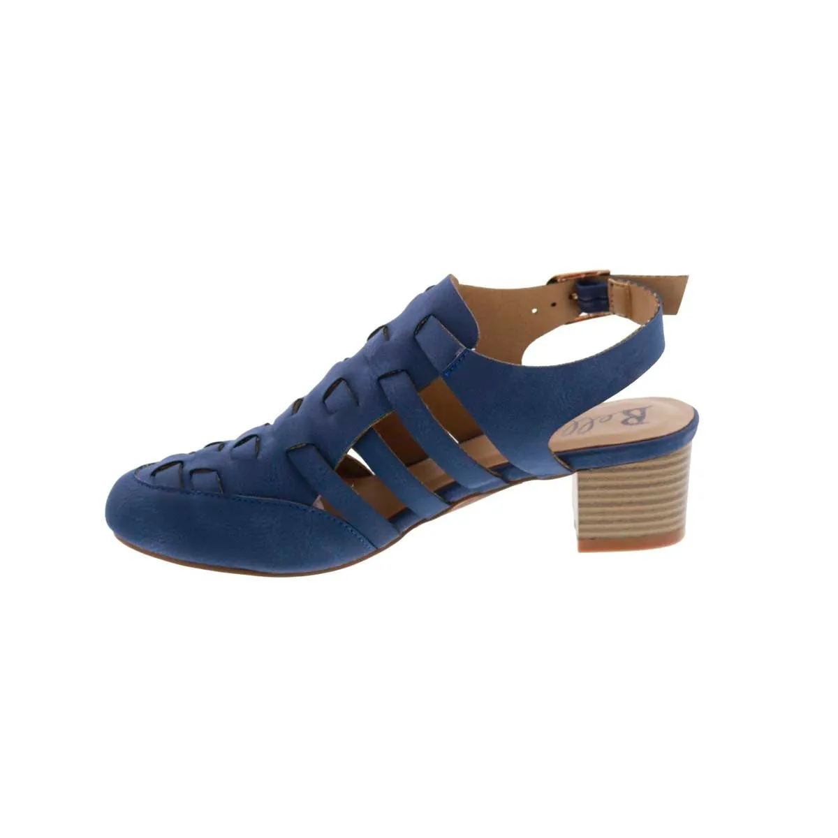 Bellini Penelope Women Slingback Shoes In Blue Burnished