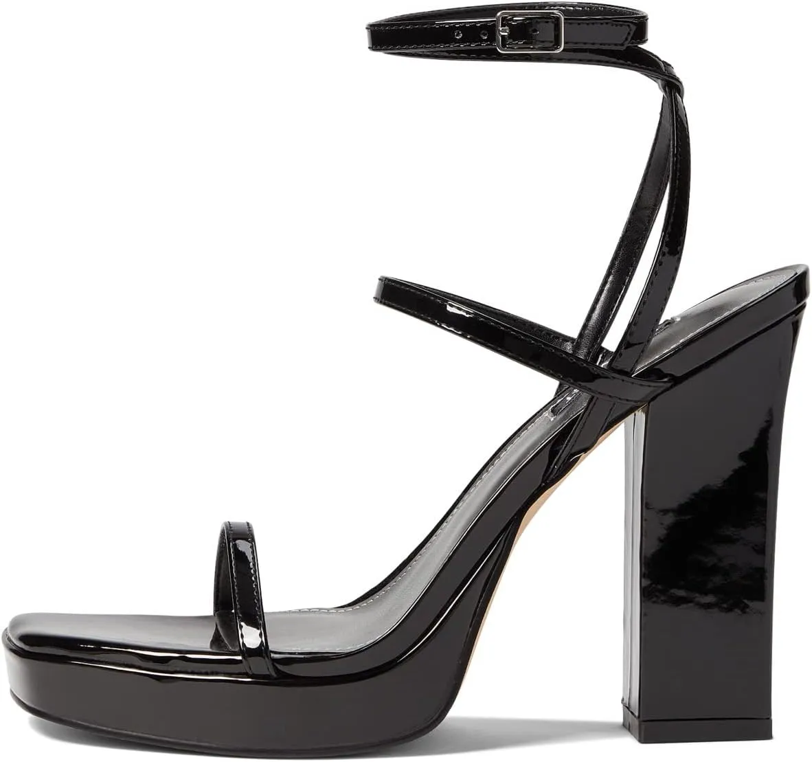 Benz 3 Nine West Sandals, Black Patent