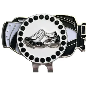 Black & White Golf Shoes Golf Ball Marker Golf Bag Hat Clip