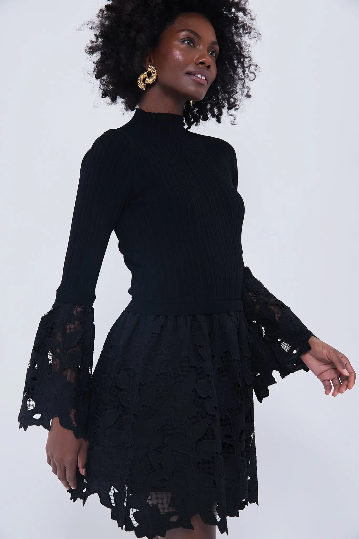 Black Matilde Mini Dress