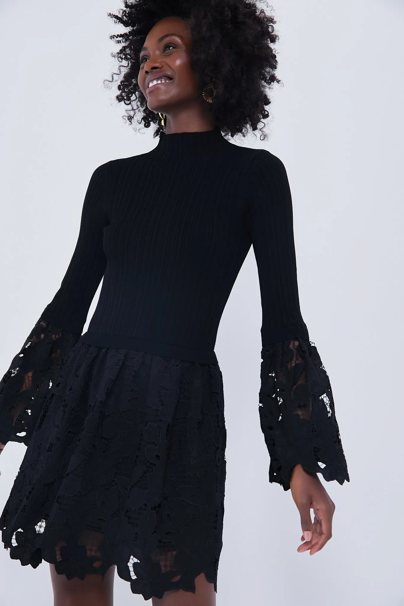 Black Matilde Mini Dress
