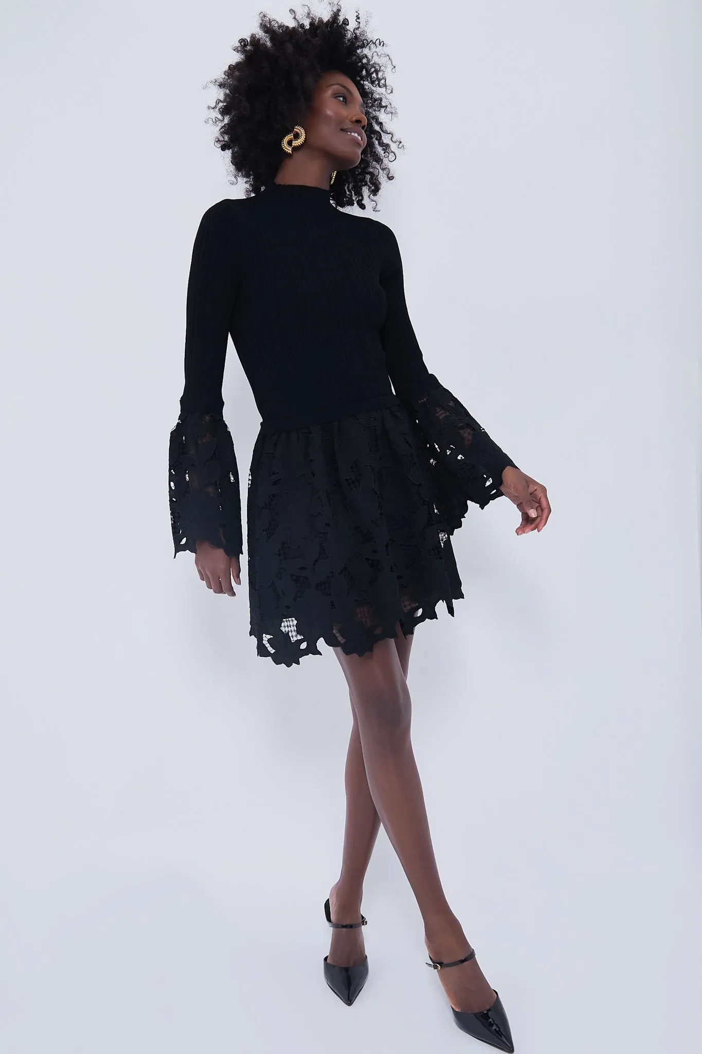 Black Matilde Mini Dress