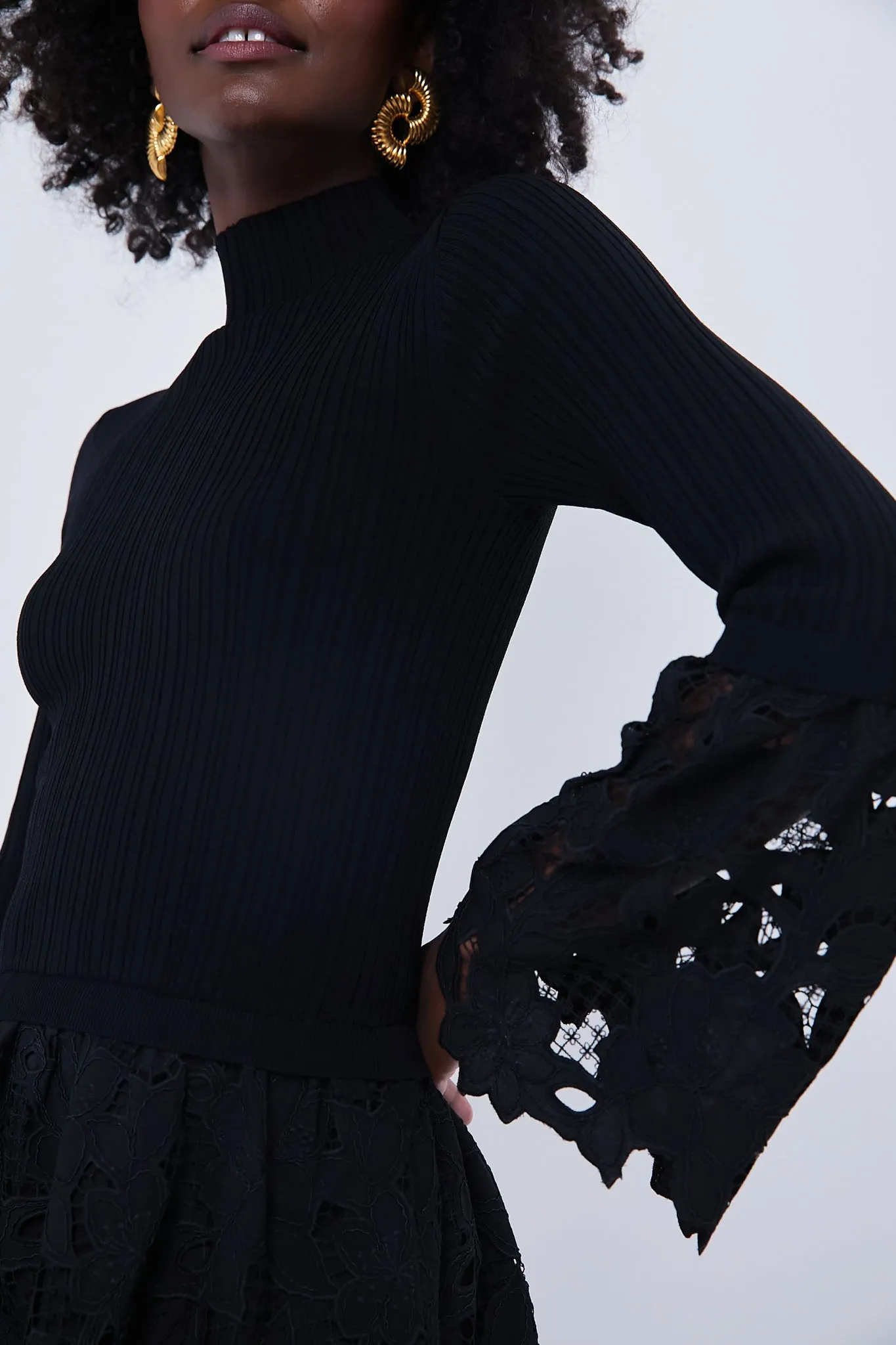 Black Matilde Mini Dress