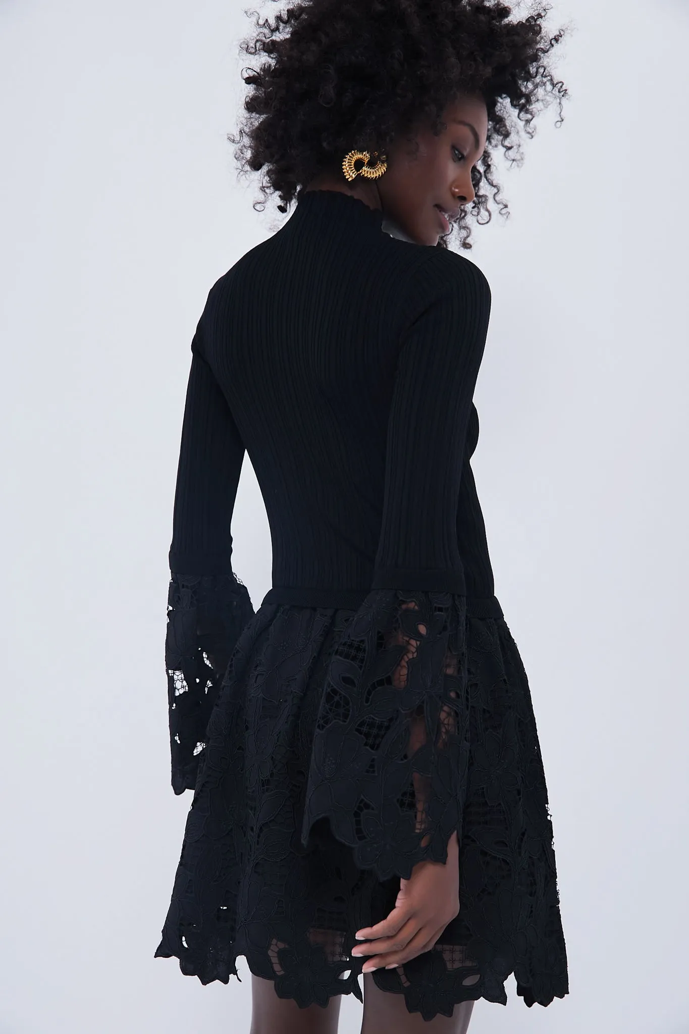 Black Matilde Mini Dress