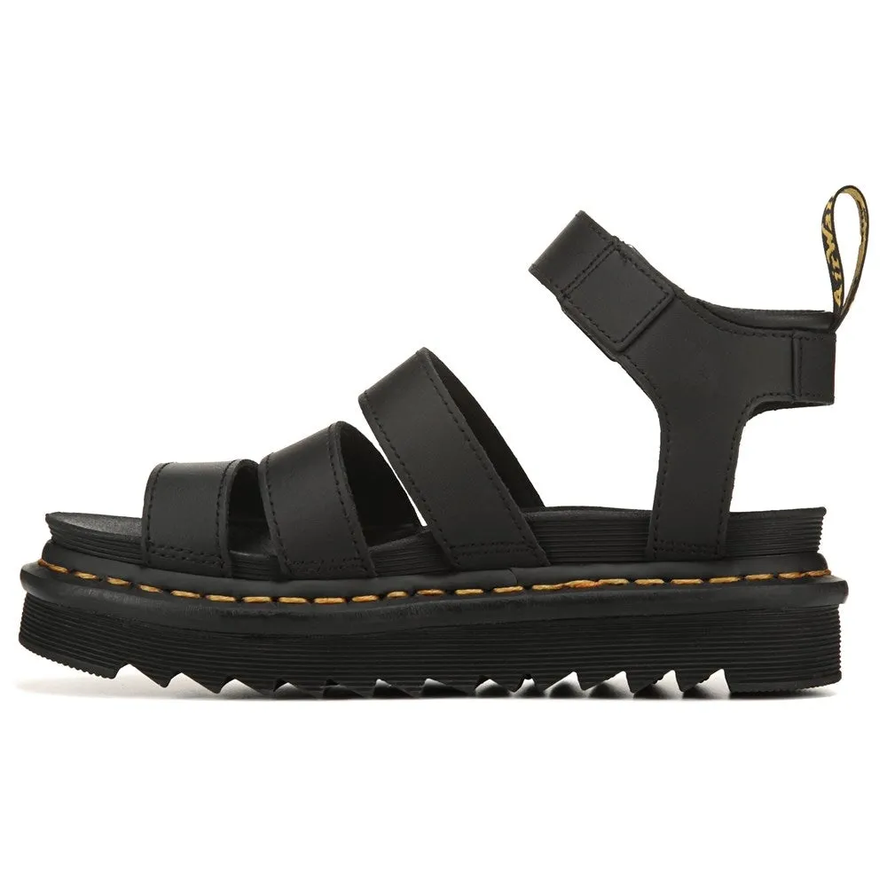 Blaire Dr Women's Platform Gladiator Sandals. Martens, black