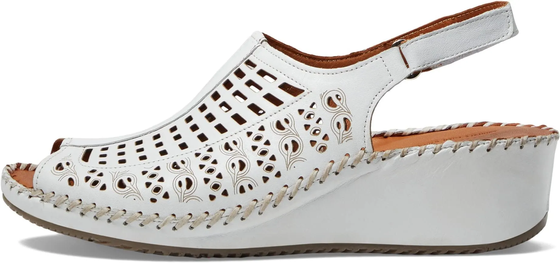 Bohemianish Spring Step sandals, white