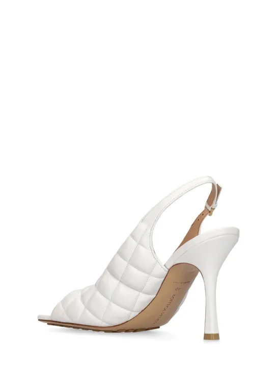 Bottega Veneta   90mm Padded leather sandals 