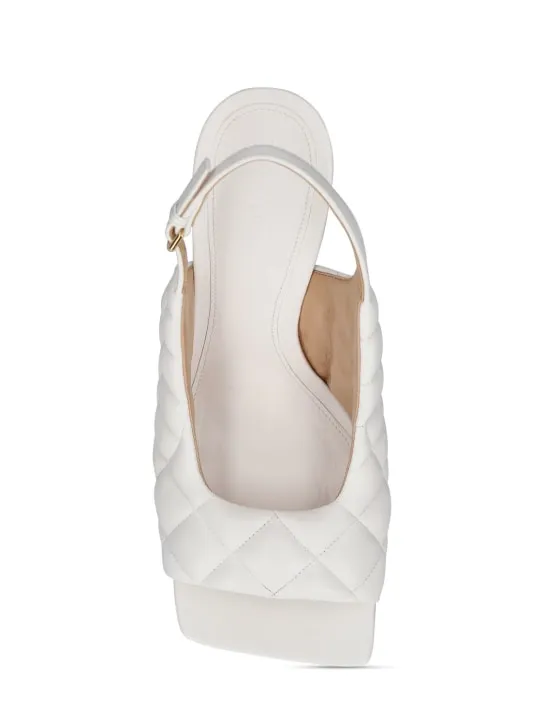Bottega Veneta   90mm Padded leather sandals 