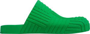 Bottega Veneta Rubber Clog Slide Parakeet Sandals, green