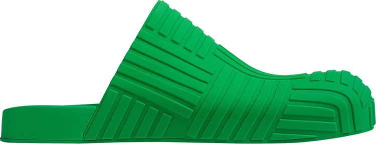 Bottega Veneta Rubber Clog Slide Parakeet Sandals, green