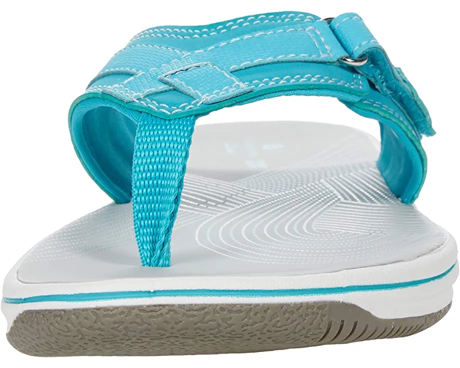 Breeze Sea Clarks sandals, aqua synthetic