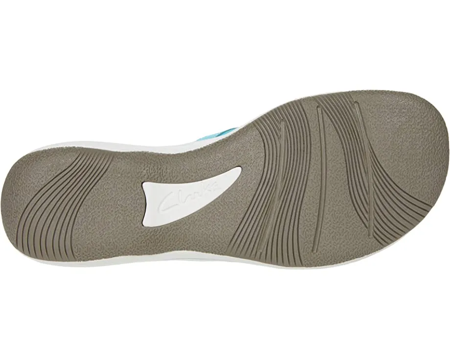 Breeze Sea Clarks sandals, aqua synthetic