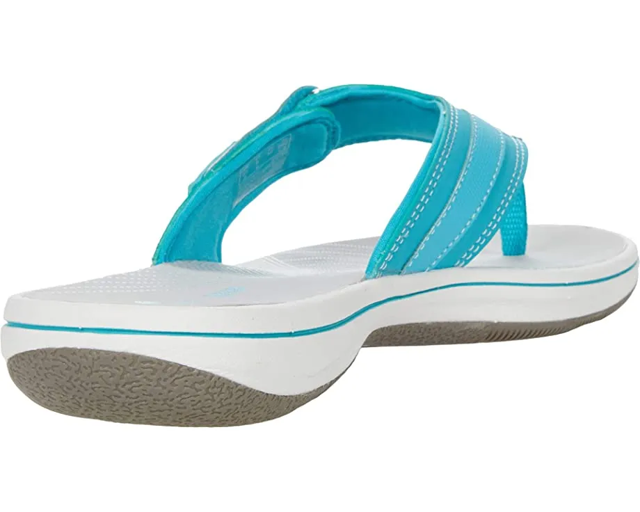 Breeze Sea Clarks sandals, aqua synthetic