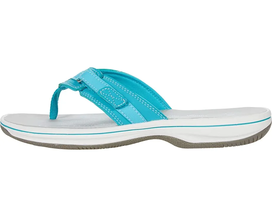 Breeze Sea Clarks sandals, aqua synthetic