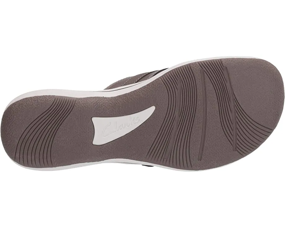 Breeze Sea Clarks Sandals, Pewter Synthetic