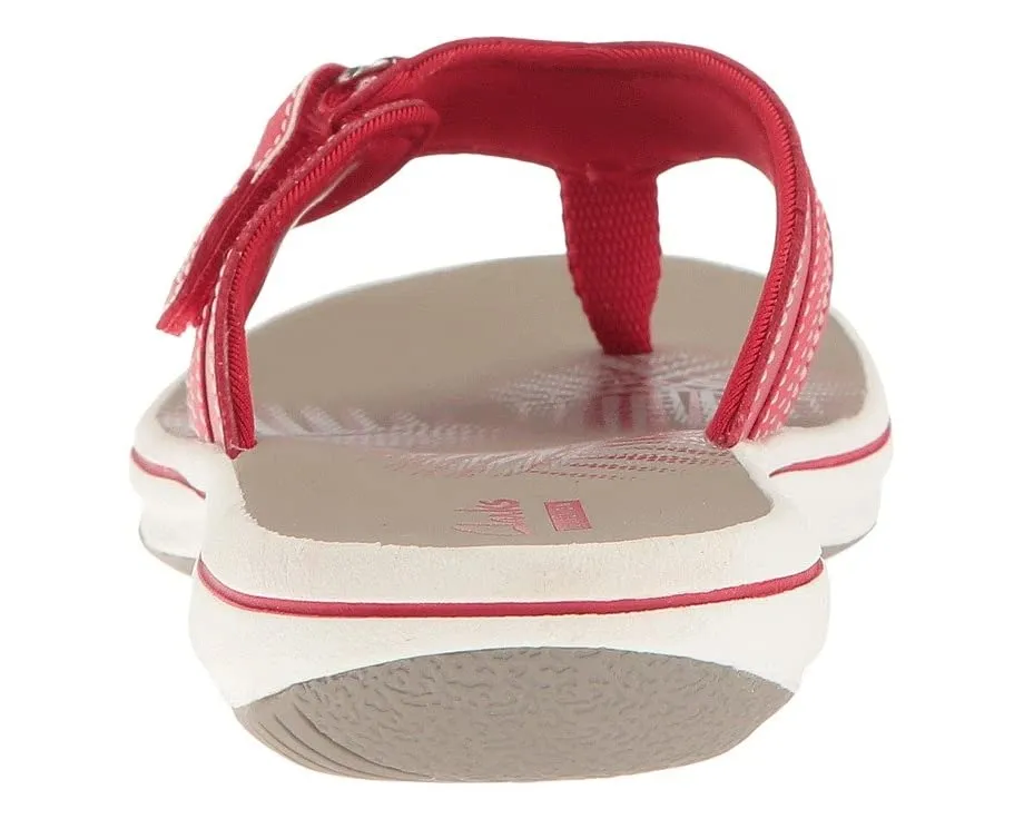 Breeze Sea Clarks sandals, red