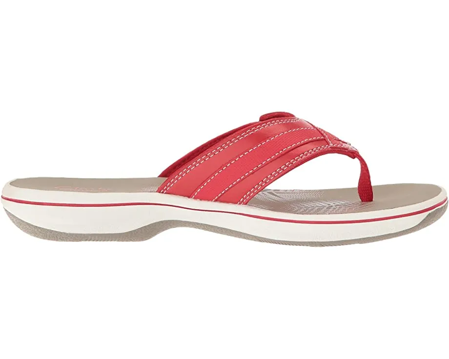 Breeze Sea Clarks sandals, red