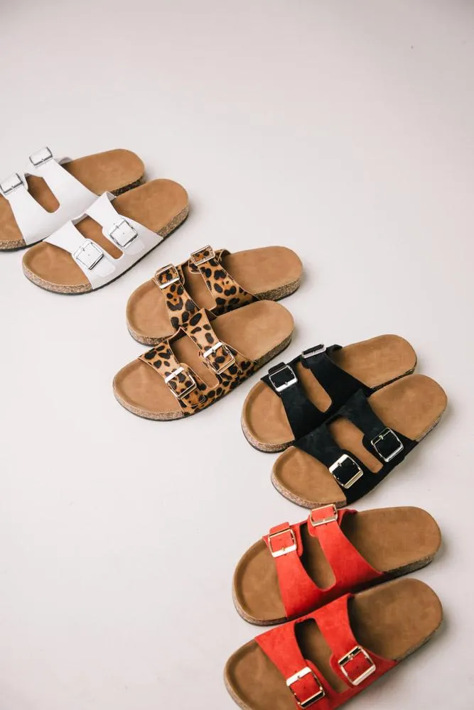 Buckle Sandals in Black - FINAL SALE