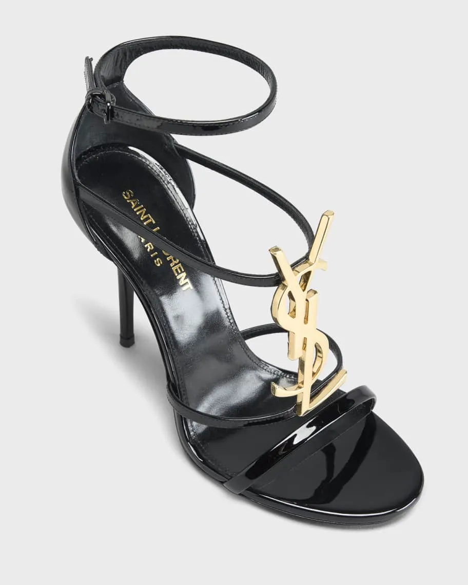 Cassandra YSL Medallion Sandals Saint Laurent