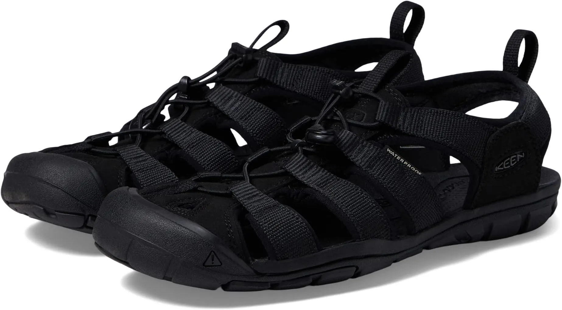 Clearwater CNX KEEN Sandals in Triple Black