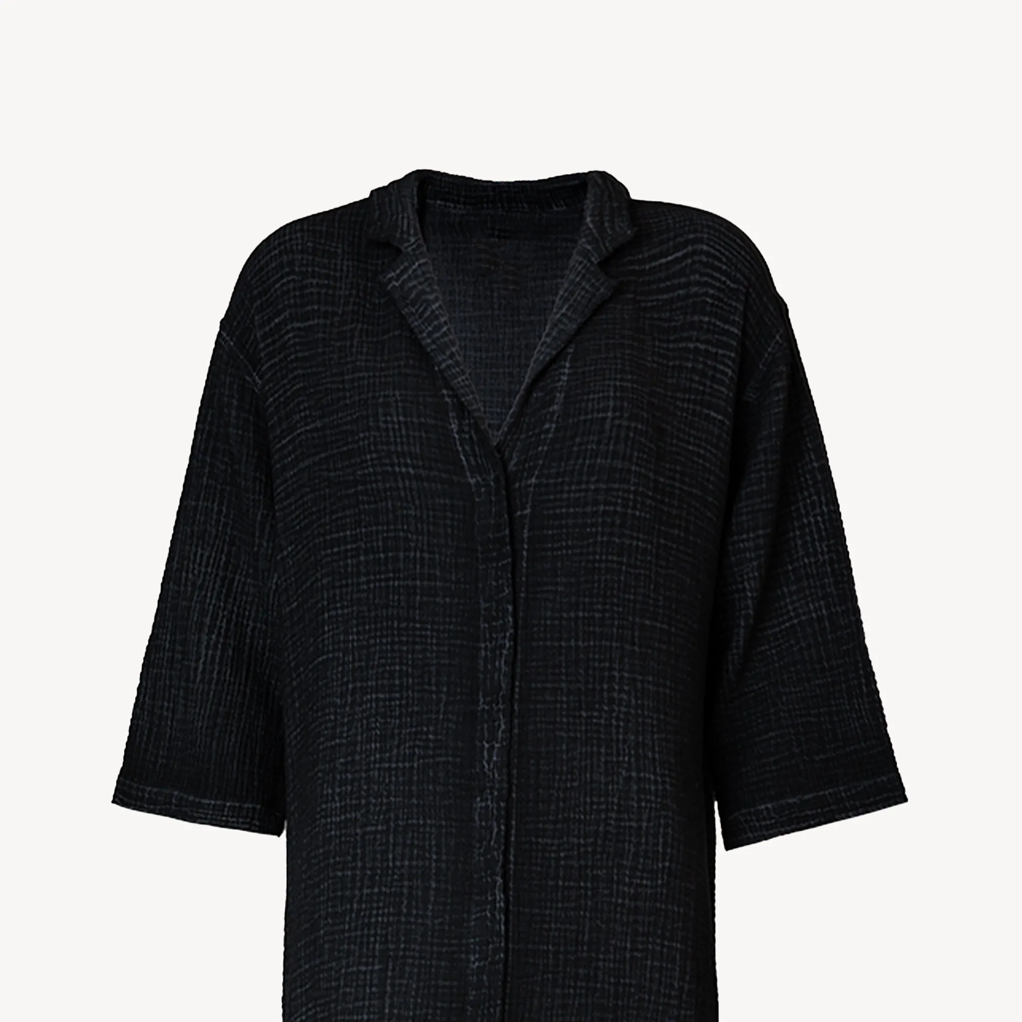 Crinkle Shirt Dress