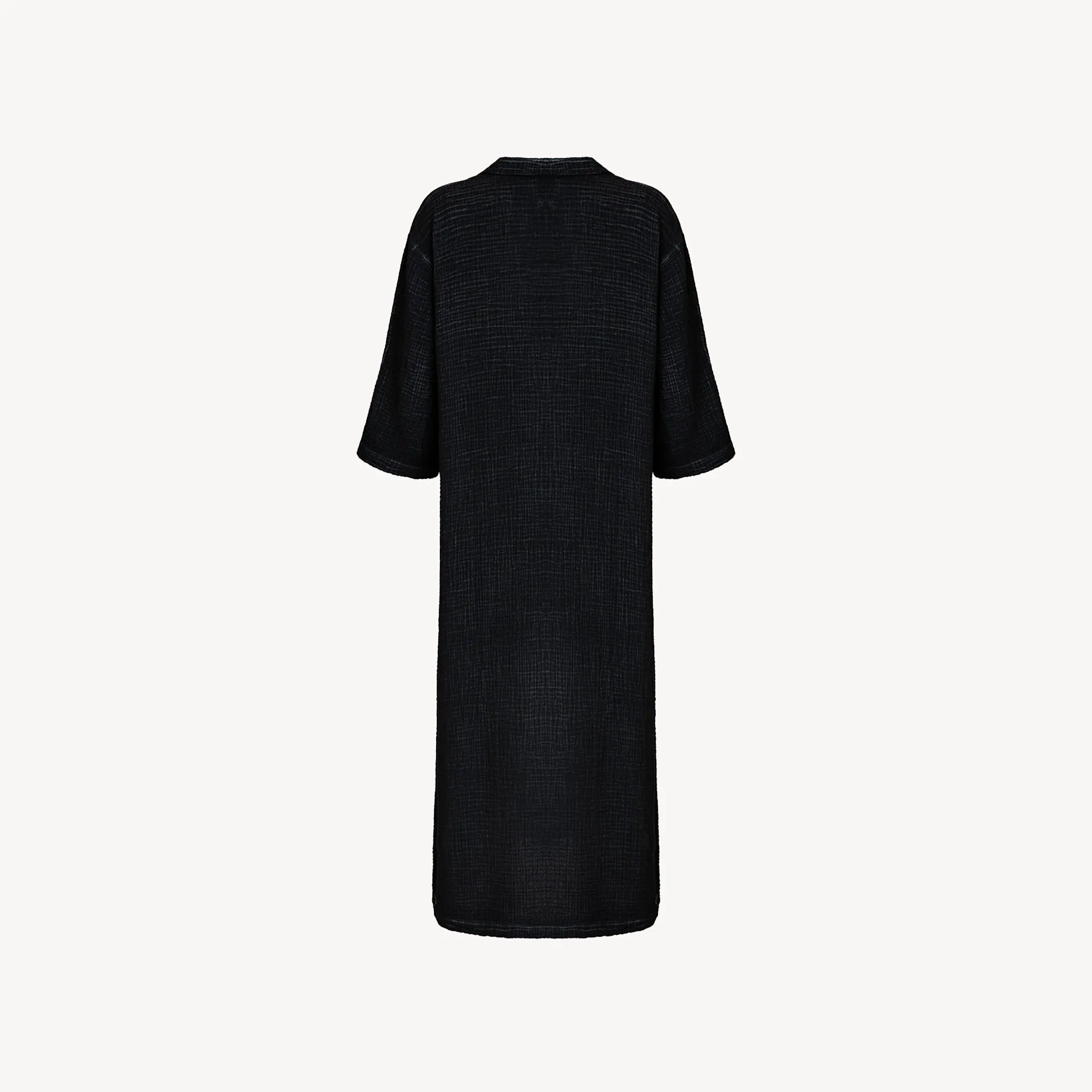 Crinkle Shirt Dress