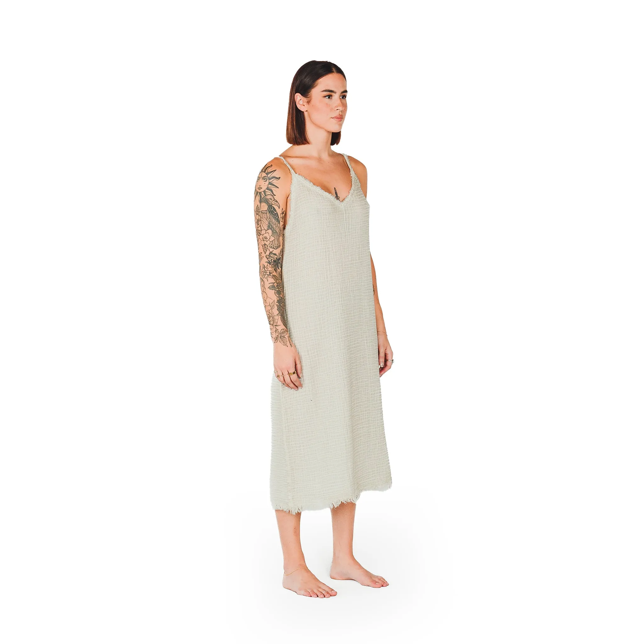 Crinkle Strappy Dress